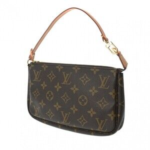 Louis Vuitton Canvas Monogram Accessoires Accessory Pochette Brown